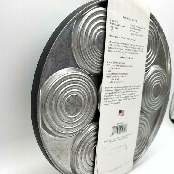 Nordic Ware Holiday Snowman Angel Pancake Pan Cast Aluminum Non-stick - Picture 6 of 13